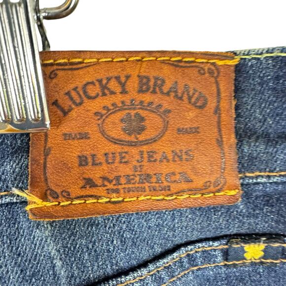 Lucky Brand Janet Sweet N' Straight Crop Medium Wash Jeans Women's Size 14 32 - Picture 5 of 8